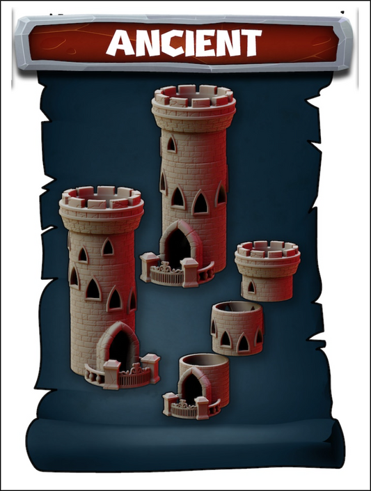 The Ancient Style of The Tower of Babel Dice Tower