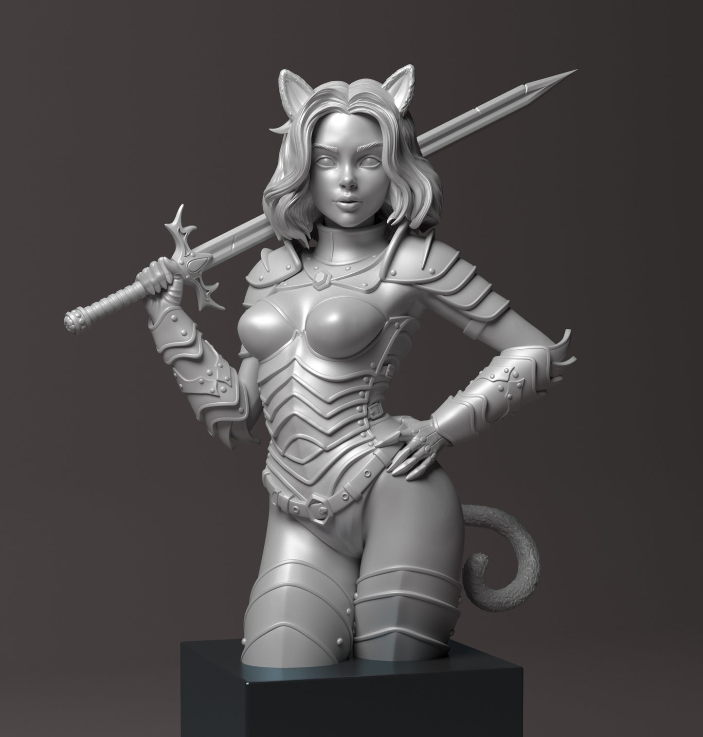 The Cat - Bust - Arthurian Tales: The Grail Quest