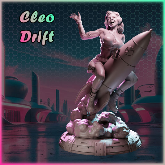 Cleo Drift – Ladies of Nuke City | 3D Printed Resin Model