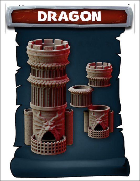 The Dragon Style of The Tower of Babel Dice Tower