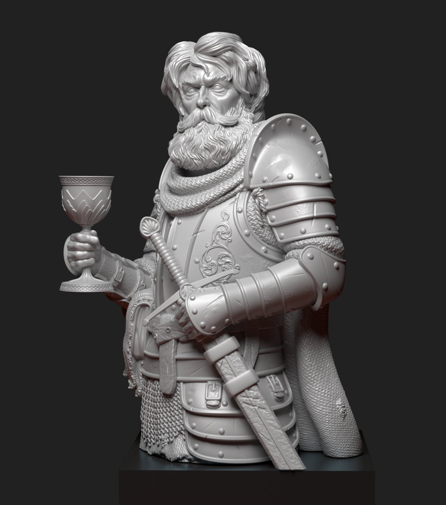 The Grail Knight - Bust - Arthurian Tales: The Grail Quest