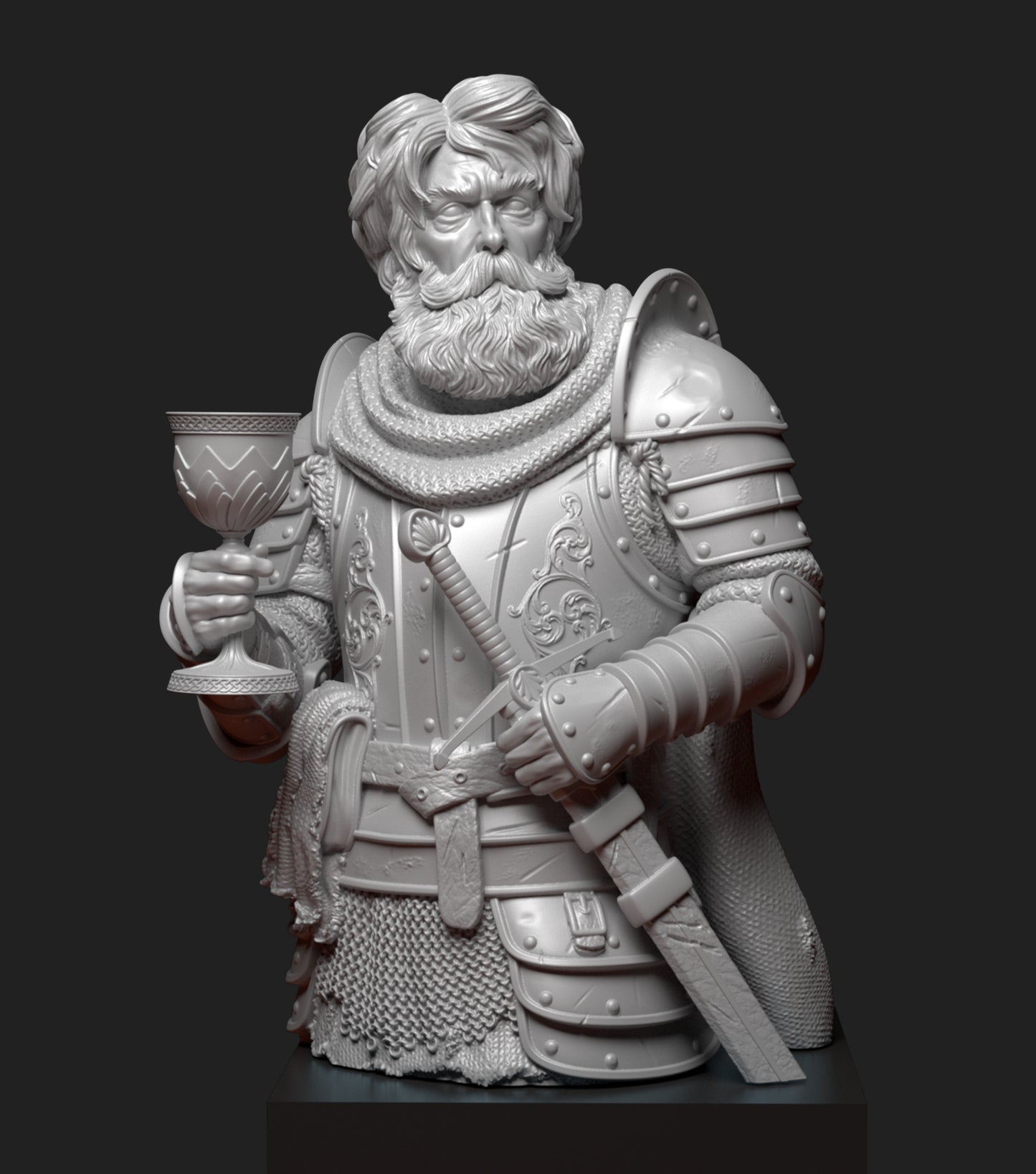 The Grail Knight - Bust - Arthurian Tales: The Grail Quest