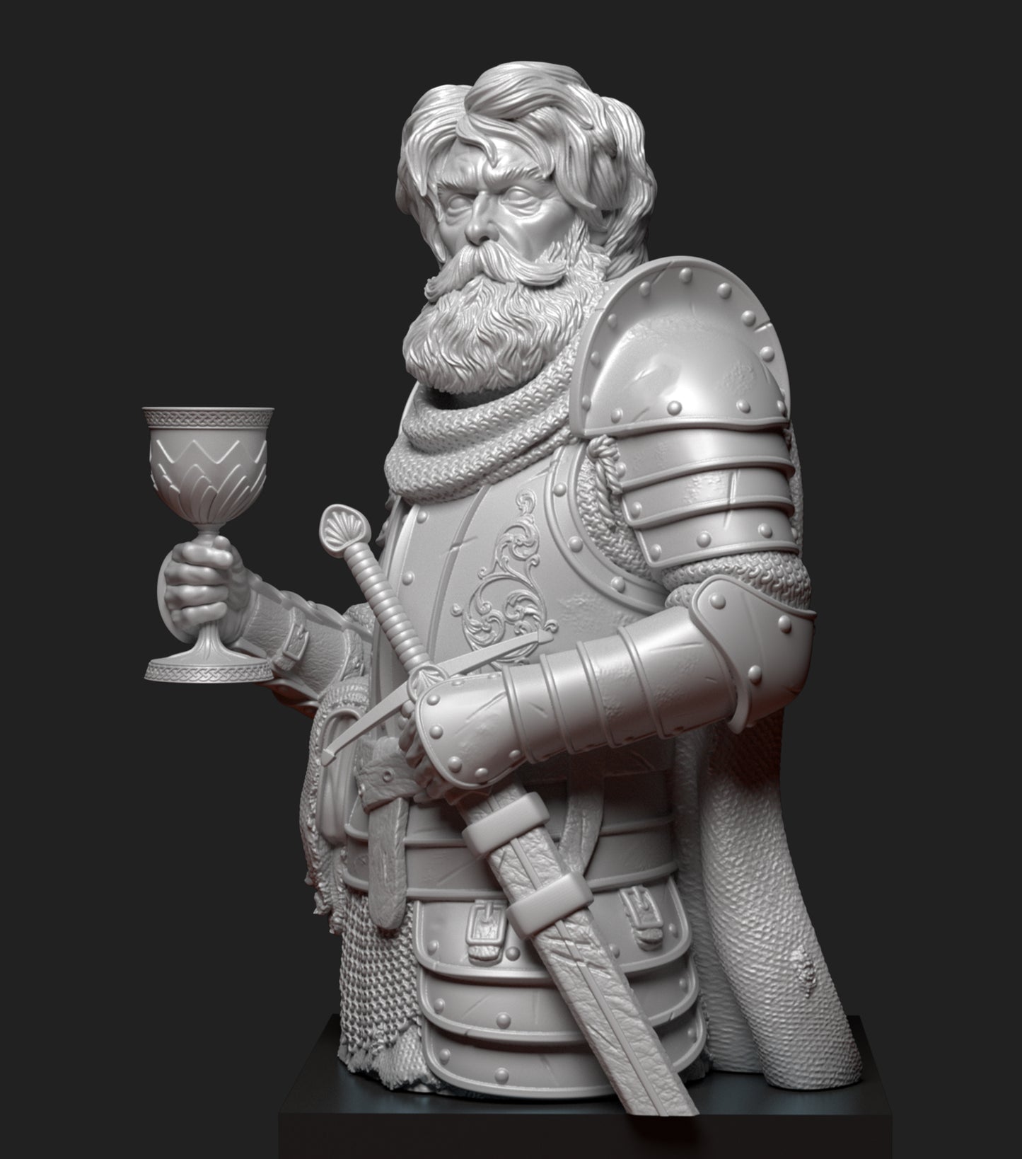 The Grail Knight - Bust - Arthurian Tales: The Grail Quest
