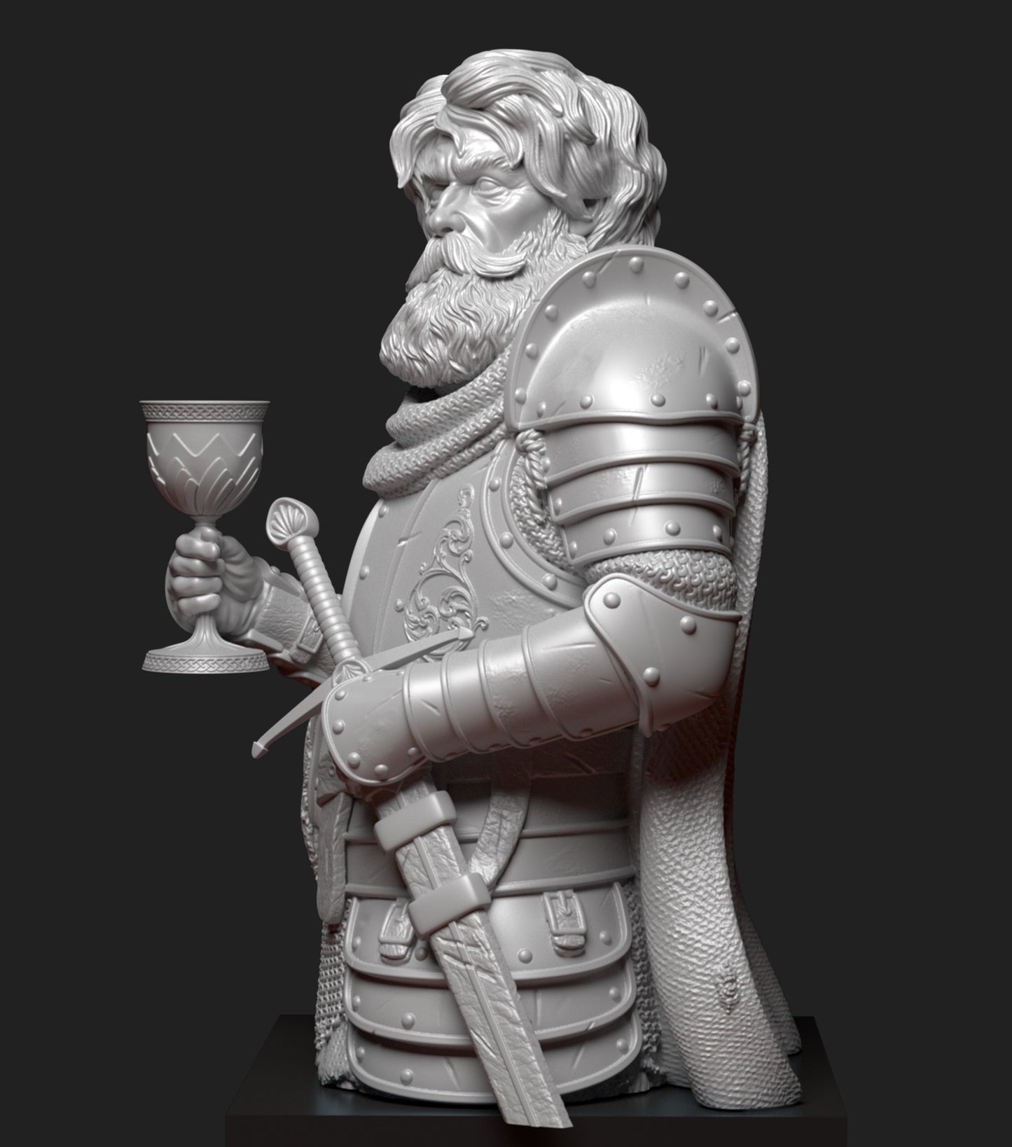 The Grail Knight - Bust - Arthurian Tales: The Grail Quest