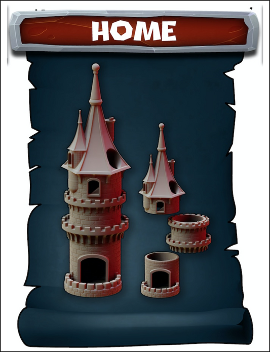 The Home Style of The Tower of Babel Dice Tower