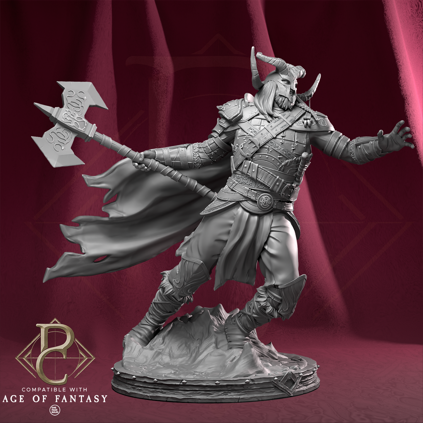 Valdyr – Protector of Aesirheim Walking | 3D Printed Norse Model