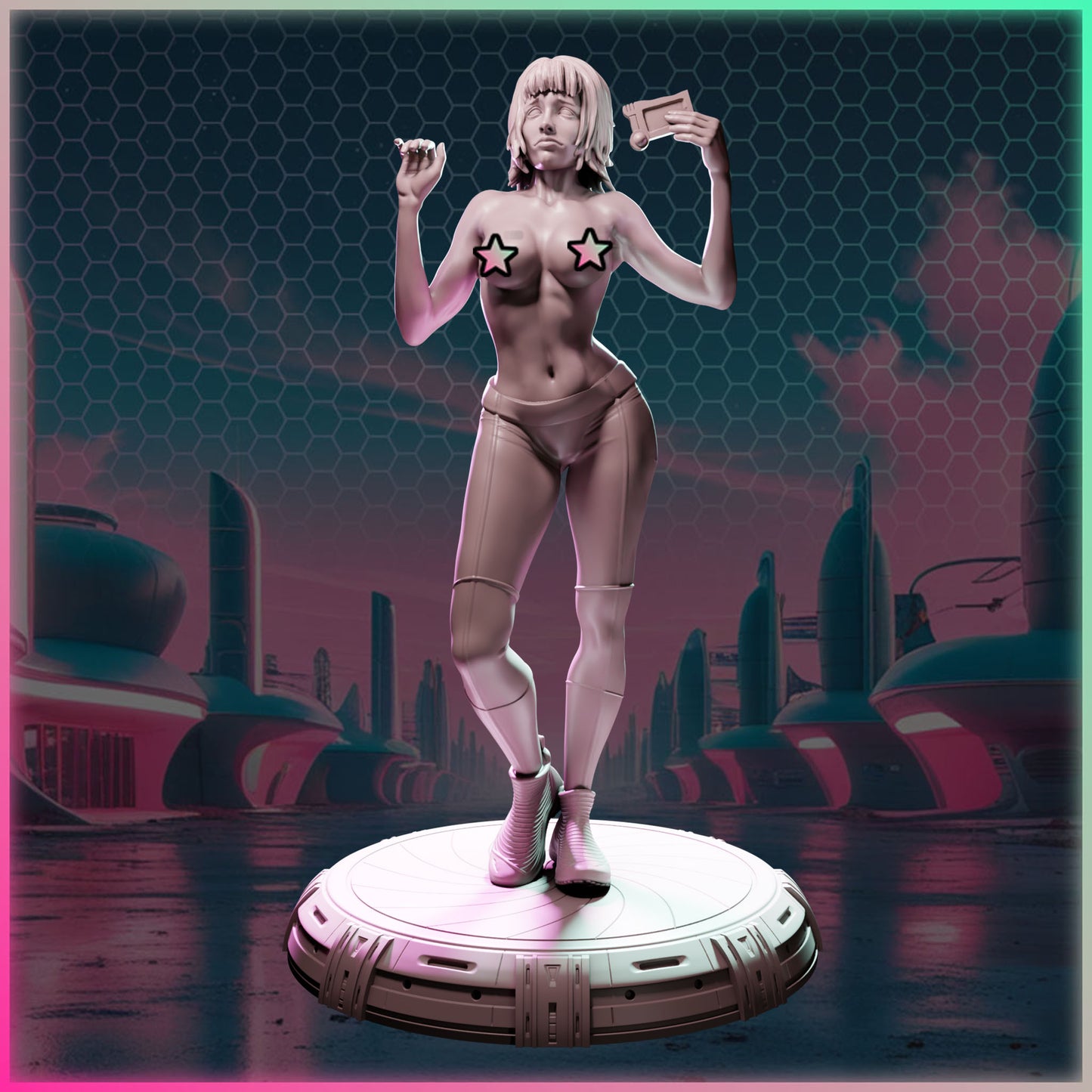 Leela – Ladies of Nuke City | 3D Printed Resin Model