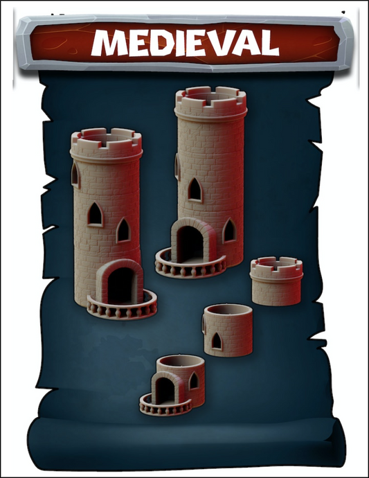 The Medieval Style of The Tower of Babel Dice Tower