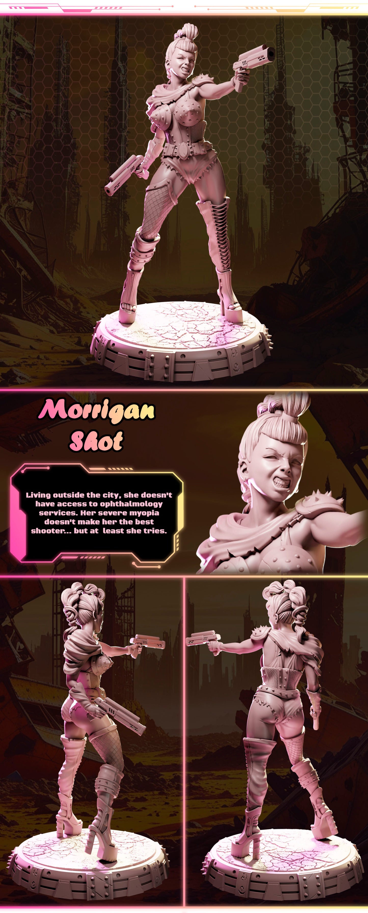 Morrigan Shot - Ladies of Nuke City