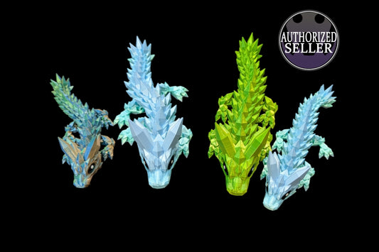 Baby Crystal Dragon - Cinderwing3D