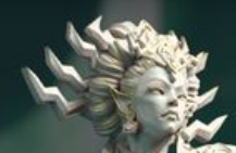 Lian She - Medusa of the East - BUST