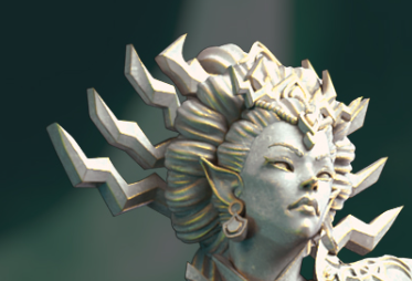 Lian She - Medusa of the East - BUST