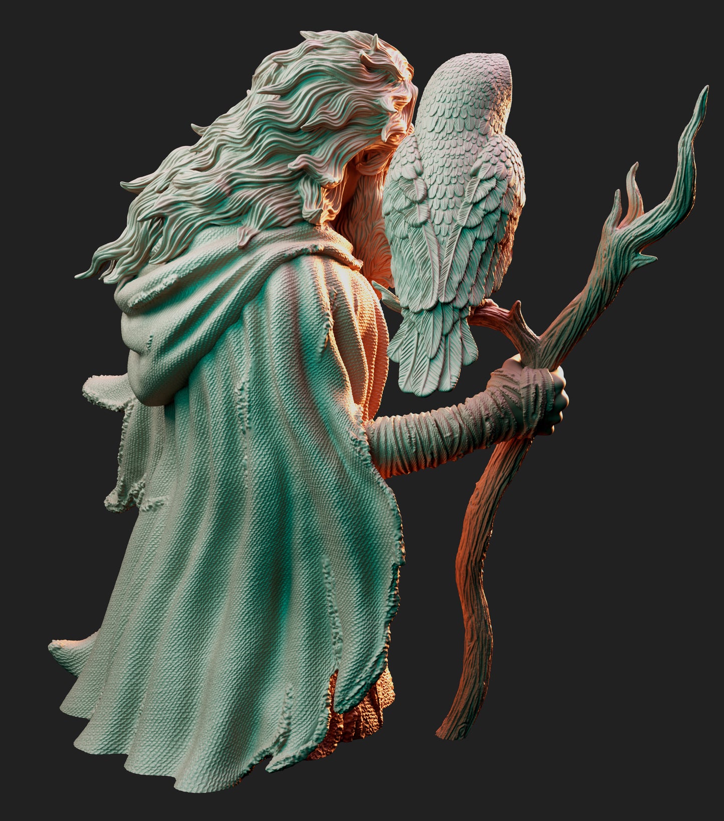 The Druid - Bust - Arthurian Tales: The Grail Quest