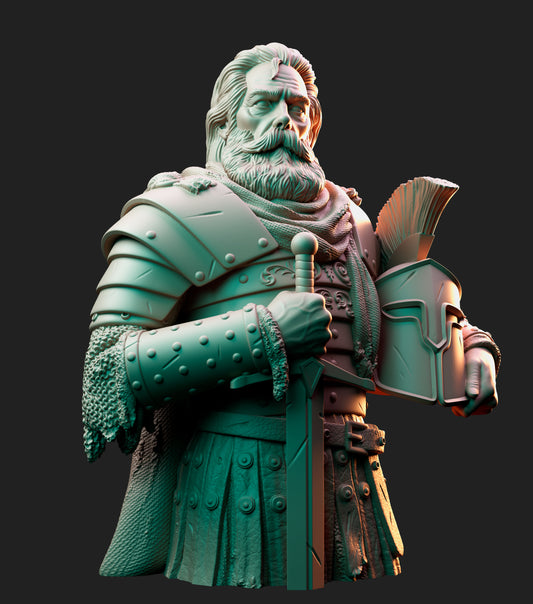 The Loyal Knight - Bust - Arthurian Tales: The Grail Quest