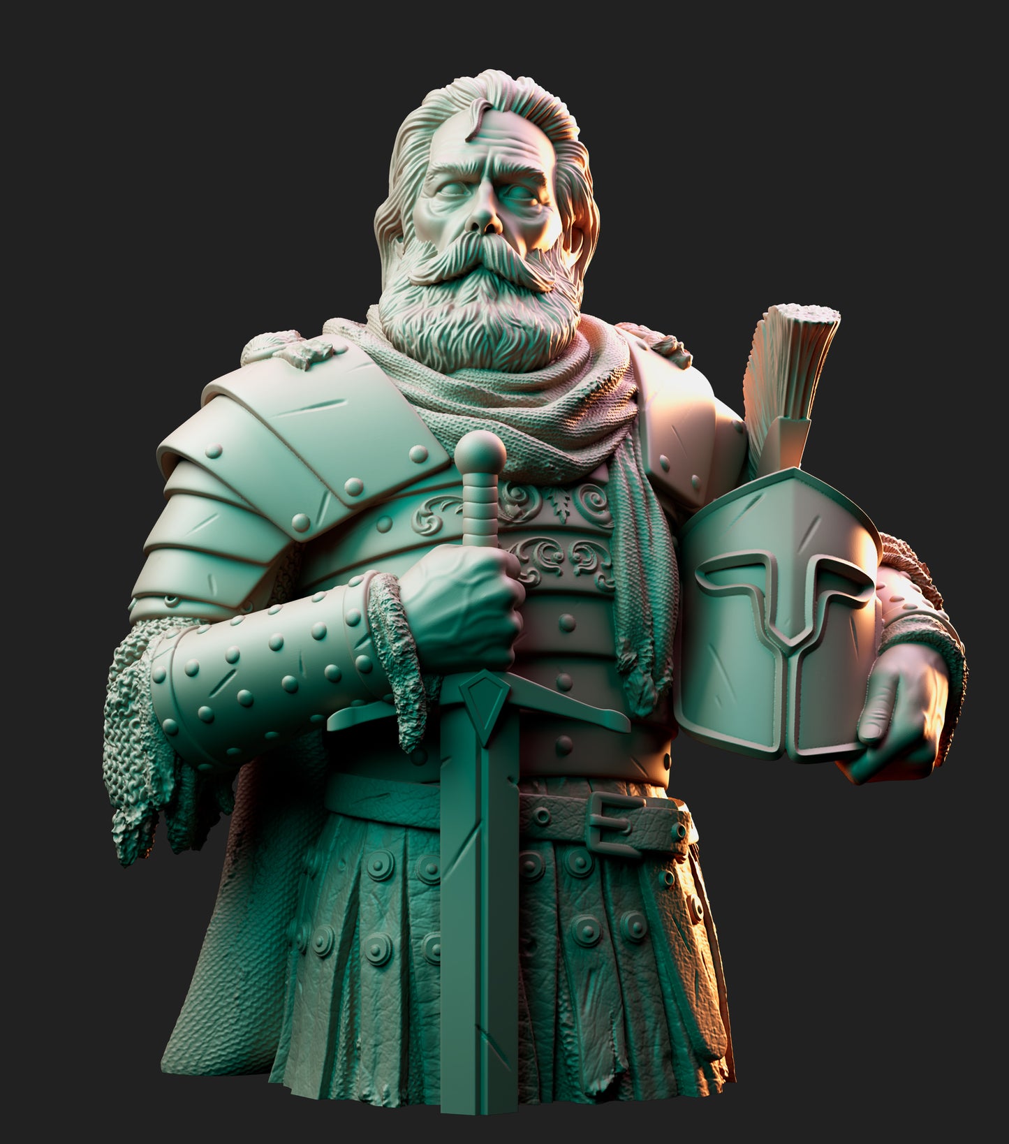 The Loyal Knight - Bust - Arthurian Tales: The Grail Quest