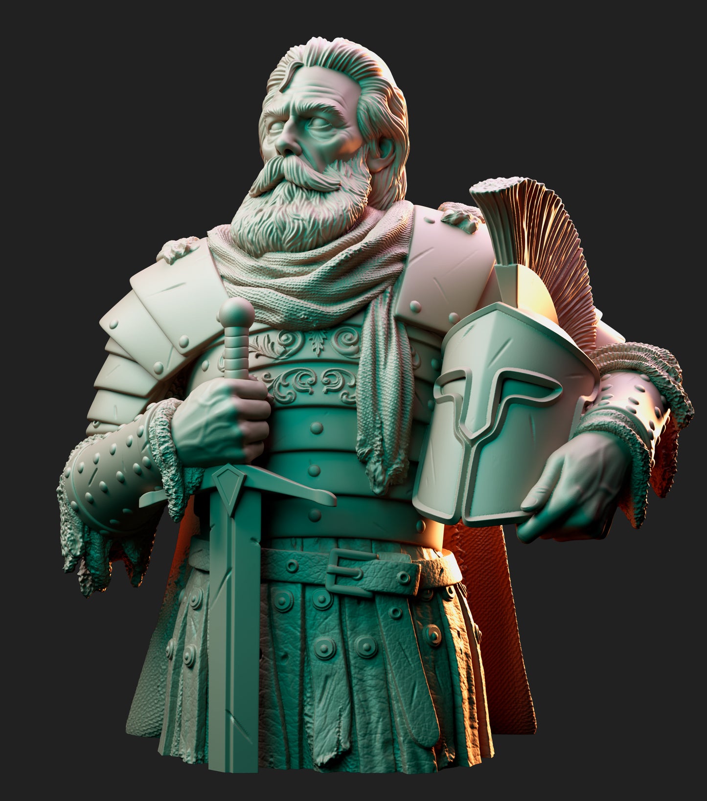 The Loyal Knight - Bust - Arthurian Tales: The Grail Quest