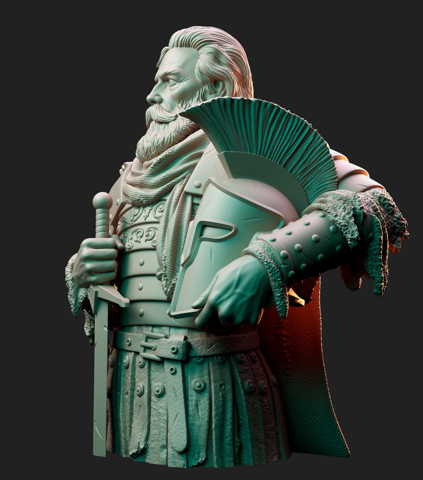 The Loyal Knight - Bust - Arthurian Tales: The Grail Quest
