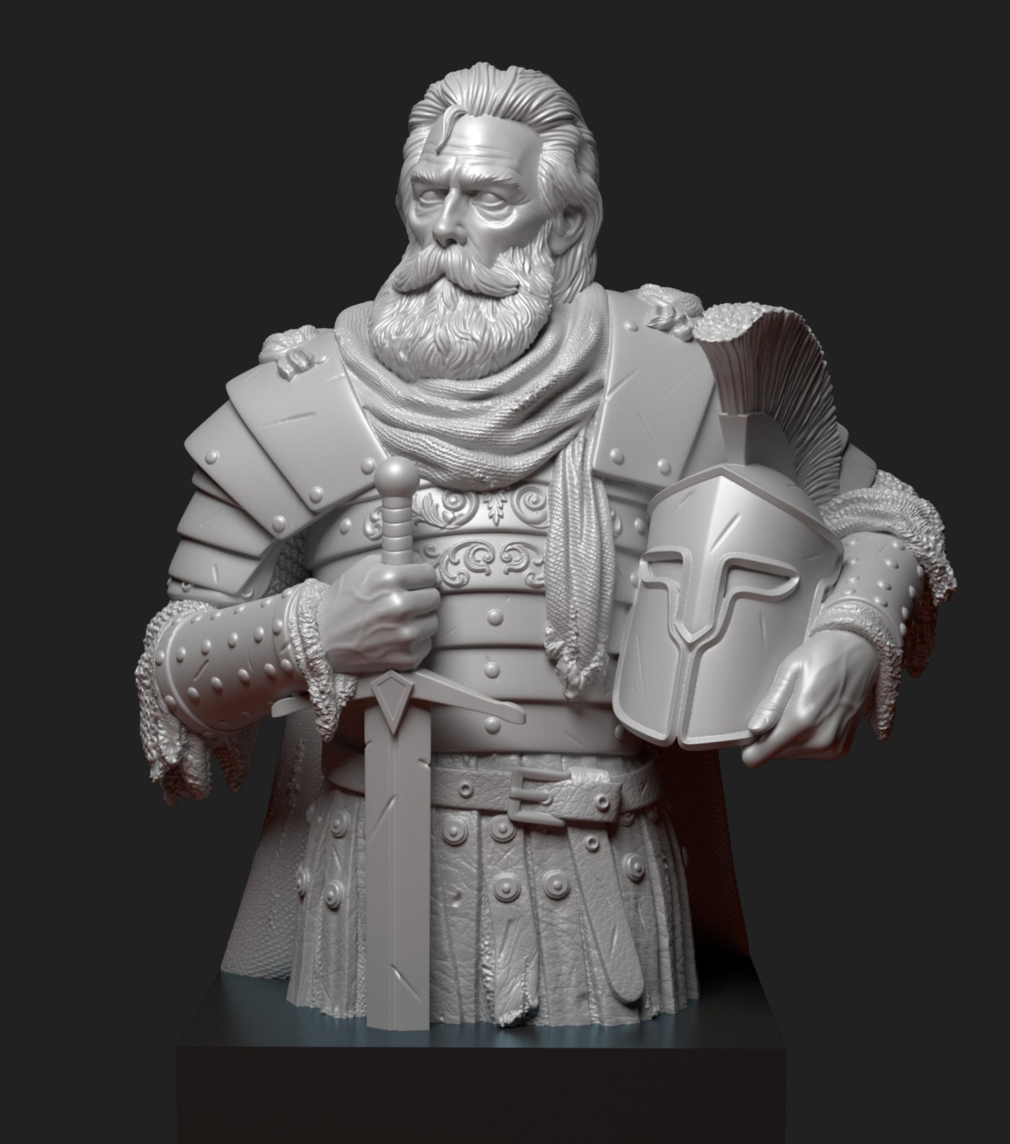 The Loyal Knight - Bust - Arthurian Tales: The Grail Quest