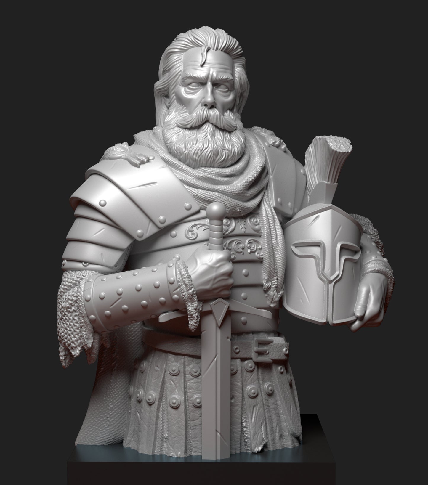 The Loyal Knight - Bust - Arthurian Tales: The Grail Quest