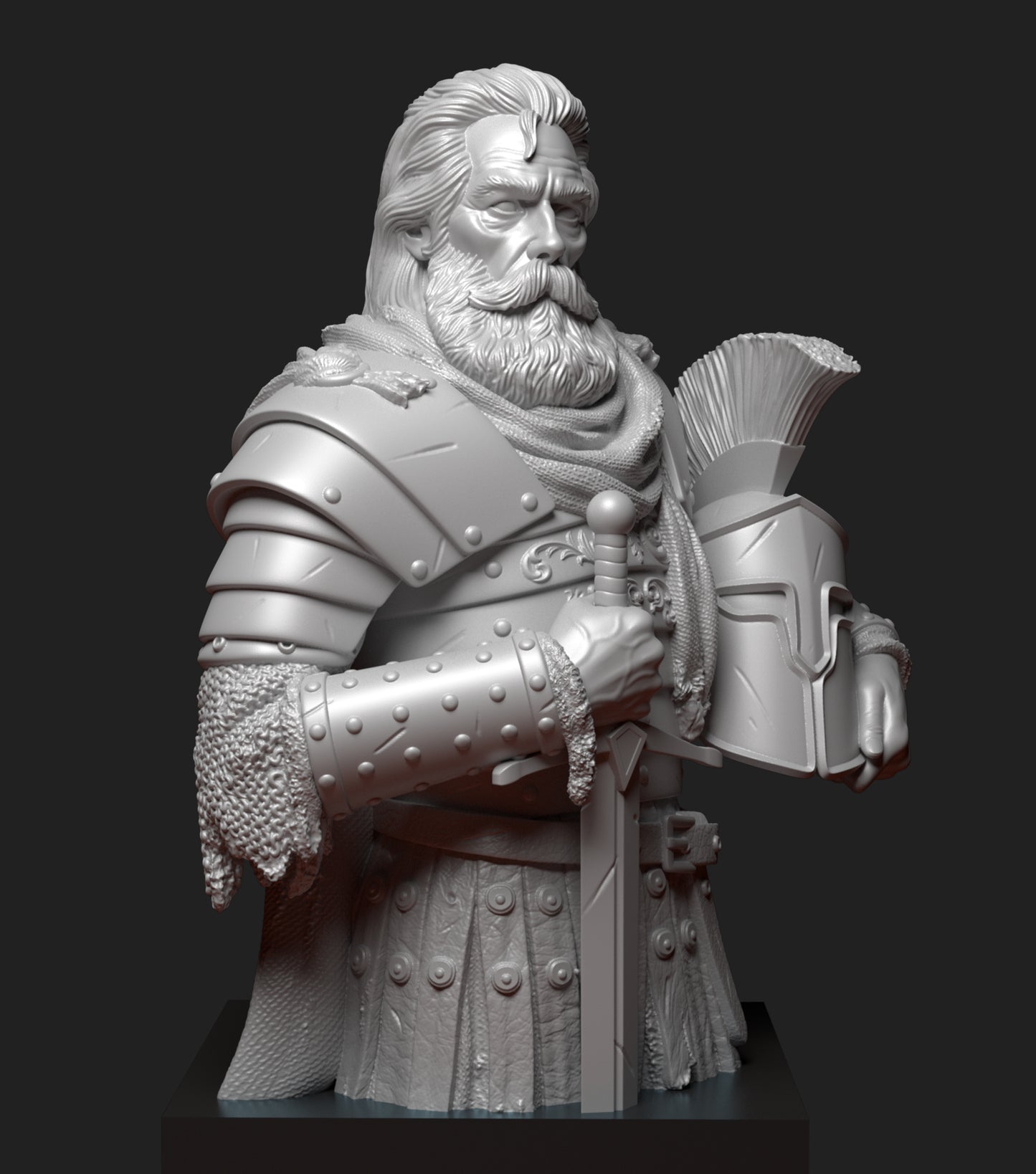 The Loyal Knight - Bust - Arthurian Tales: The Grail Quest