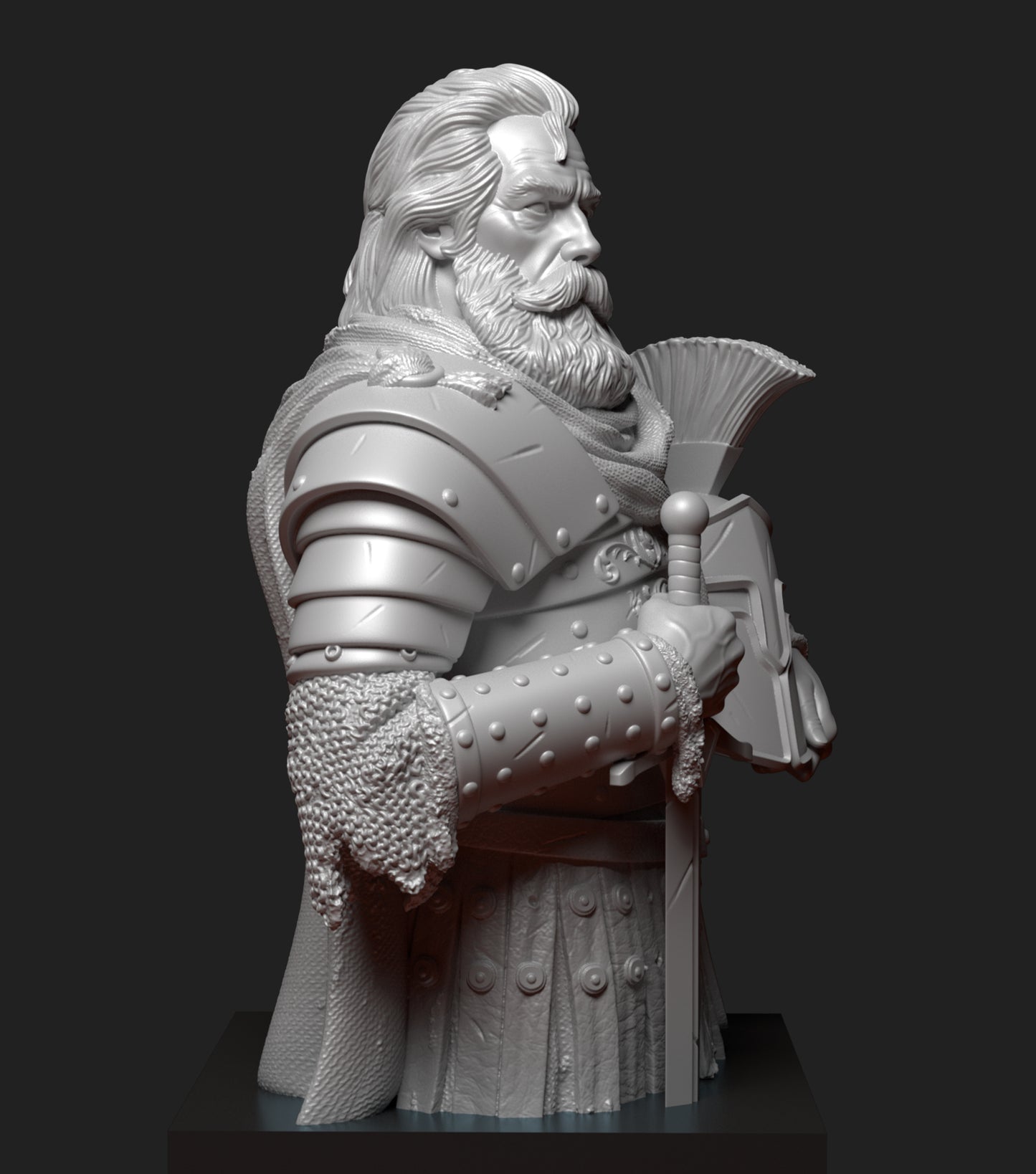 The Loyal Knight - Bust - Arthurian Tales: The Grail Quest