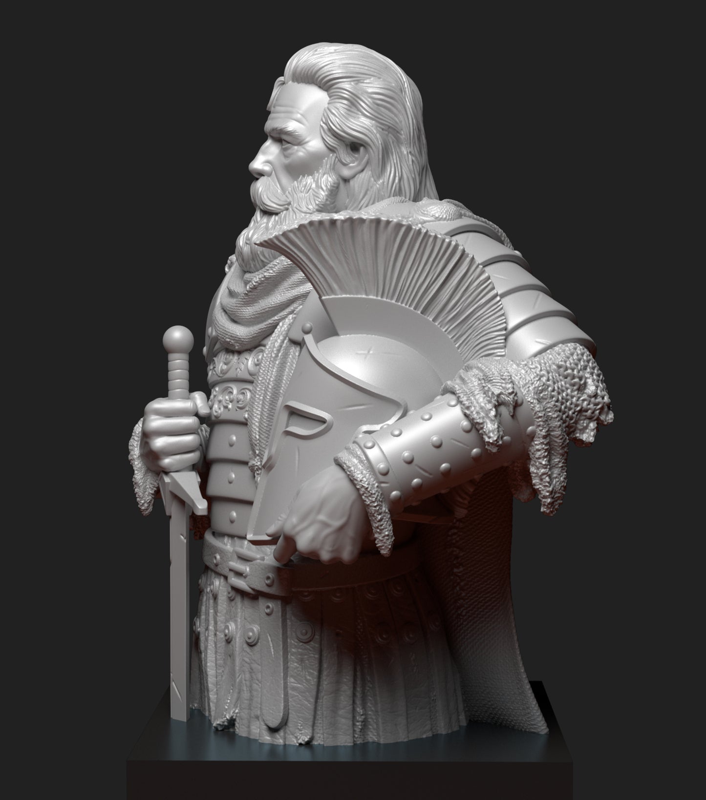The Loyal Knight - Bust - Arthurian Tales: The Grail Quest