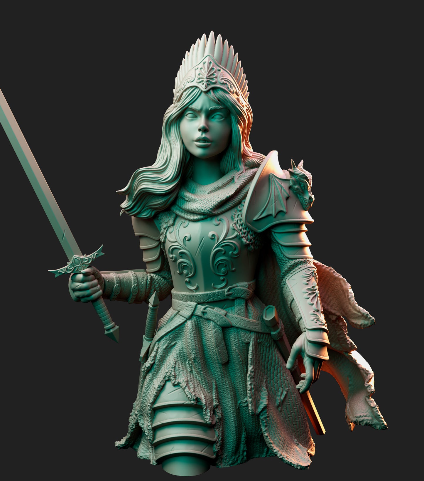 The Queen - Bust - Arthurian Tales: The Grail Quest