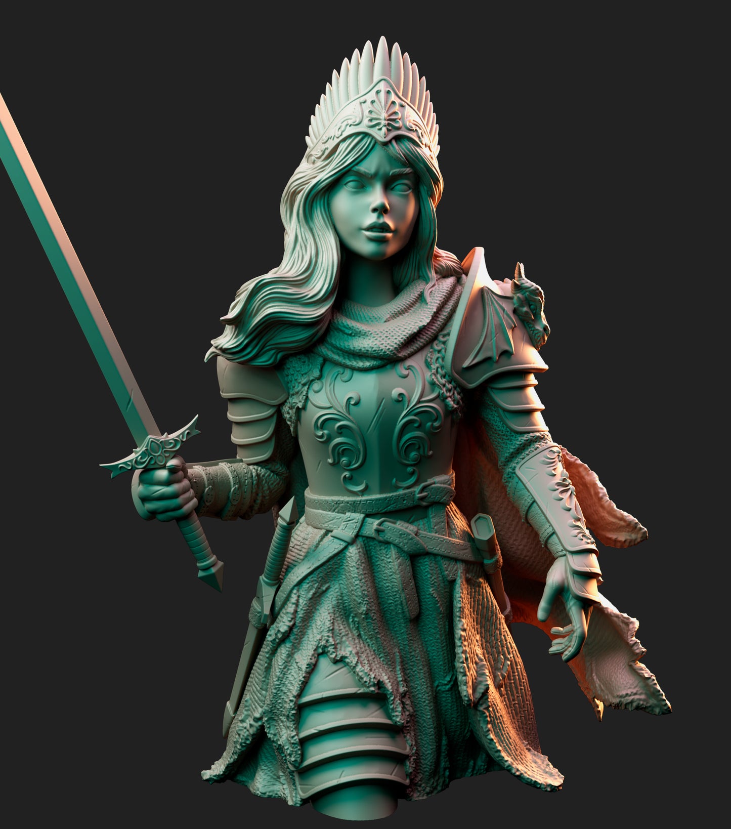 The Queen - Bust - Arthurian Tales: The Grail Quest