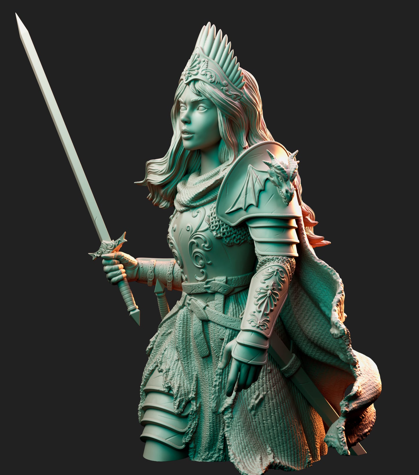 The Queen - Bust - Arthurian Tales: The Grail Quest