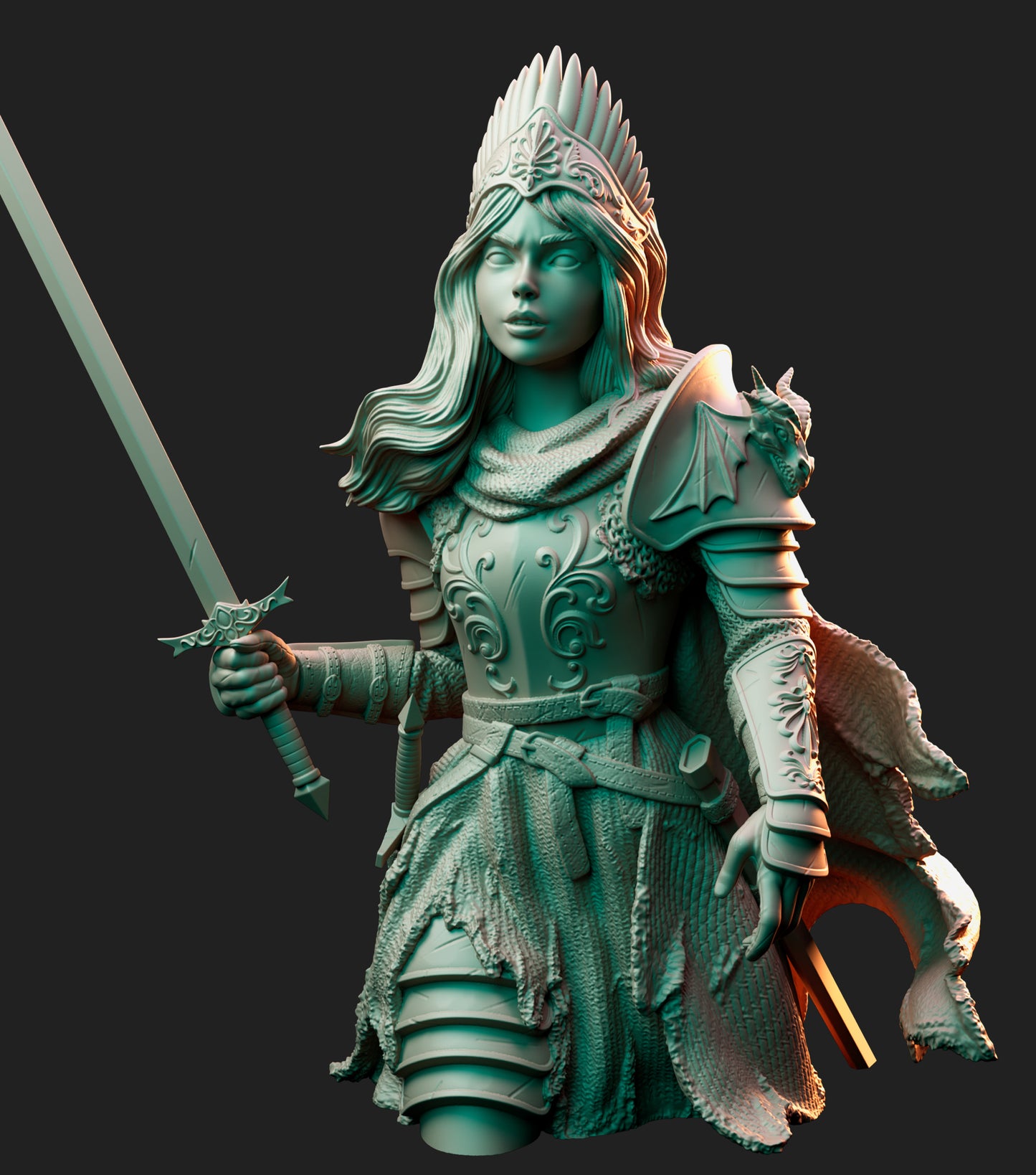 The Queen - Bust - Arthurian Tales: The Grail Quest