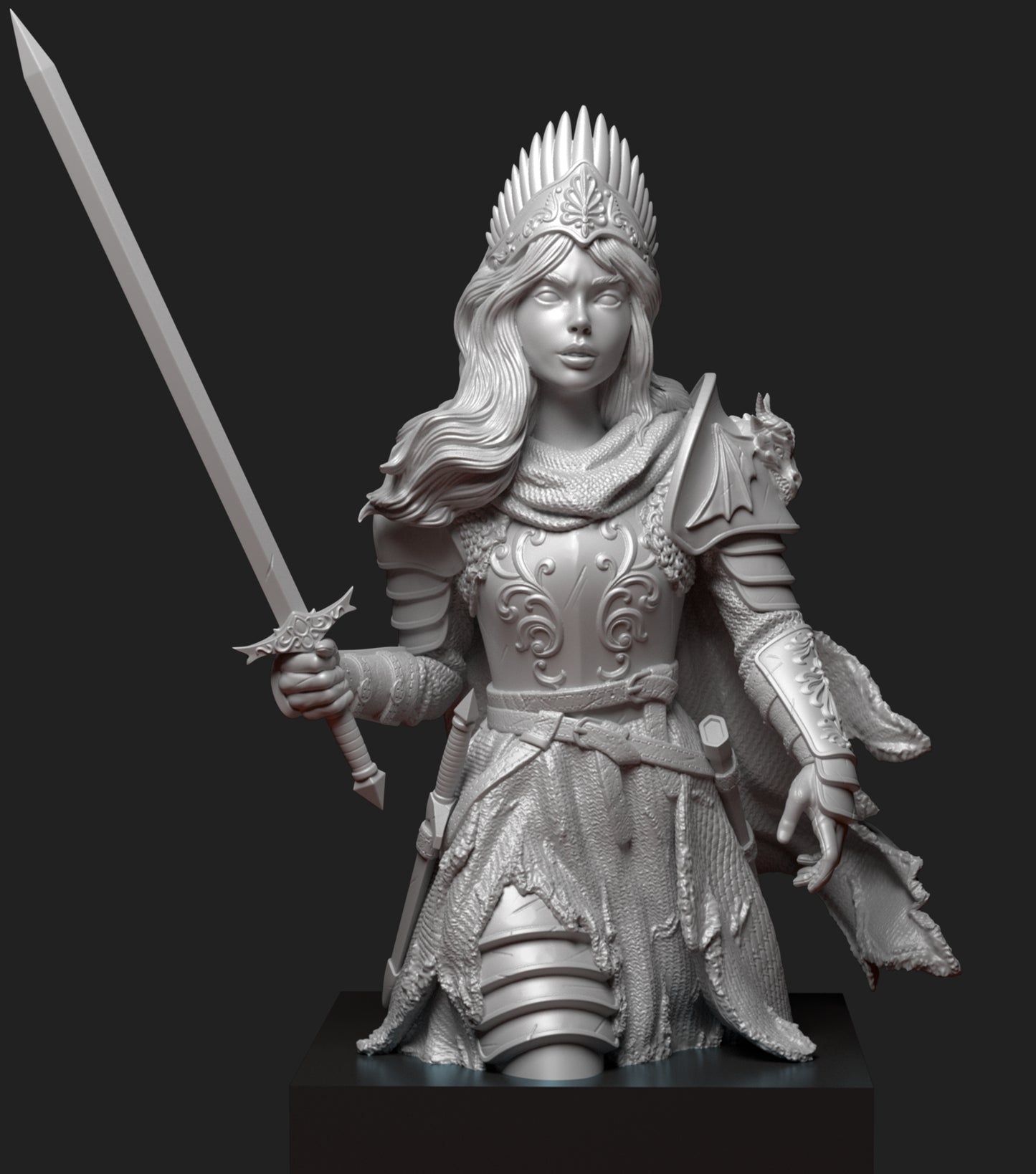 The Queen - Bust - Arthurian Tales: The Grail Quest