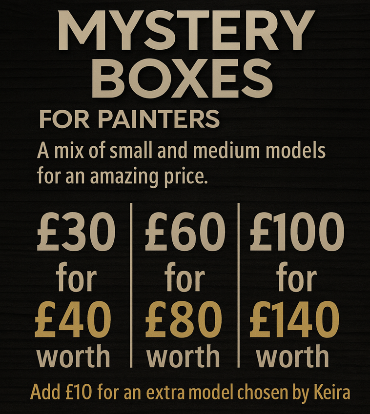 Mystery Box - Painters and Collectors - Great Value Resin 3d Prints