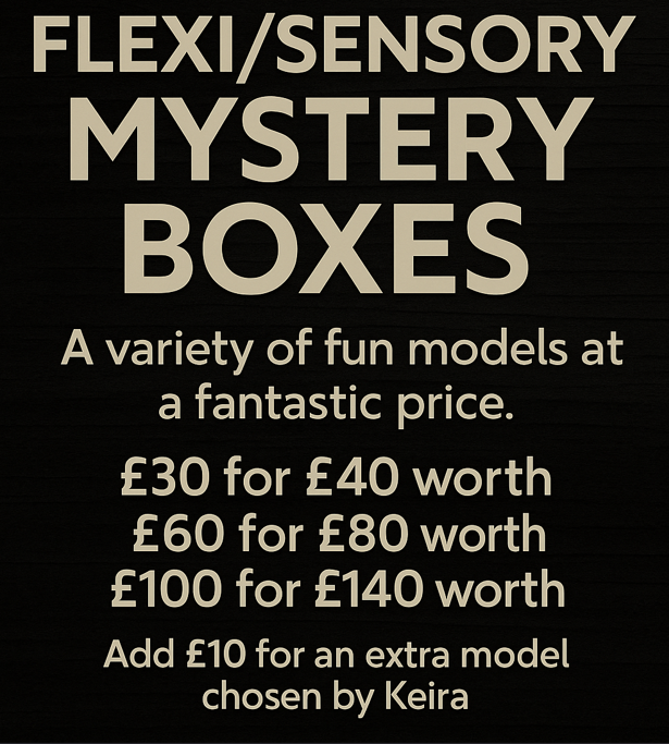 Mystery Box - Flexi and Sensory - Great Value Eco Plastic 3d Prints