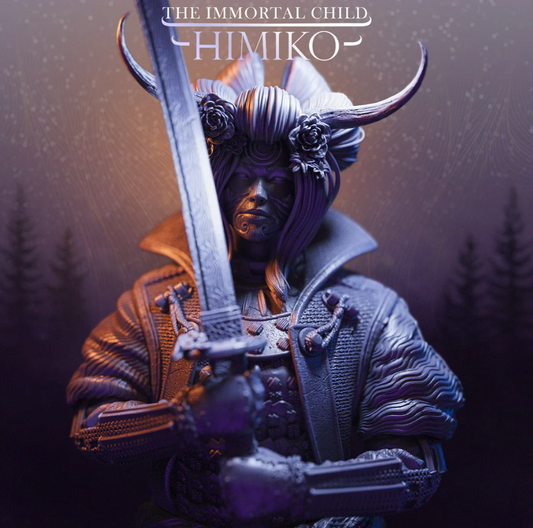 Himiko – The Immortal Child Resin Display Bust | Resin 3D Print