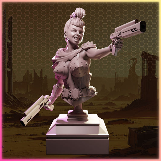 Morrigan Shot (Bust) - Ladies of Nuke City